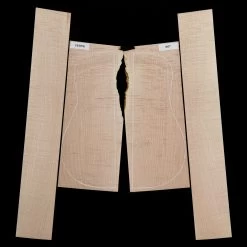 Flame Big Leaf Maple Back + Side Set - 007 - StewMac