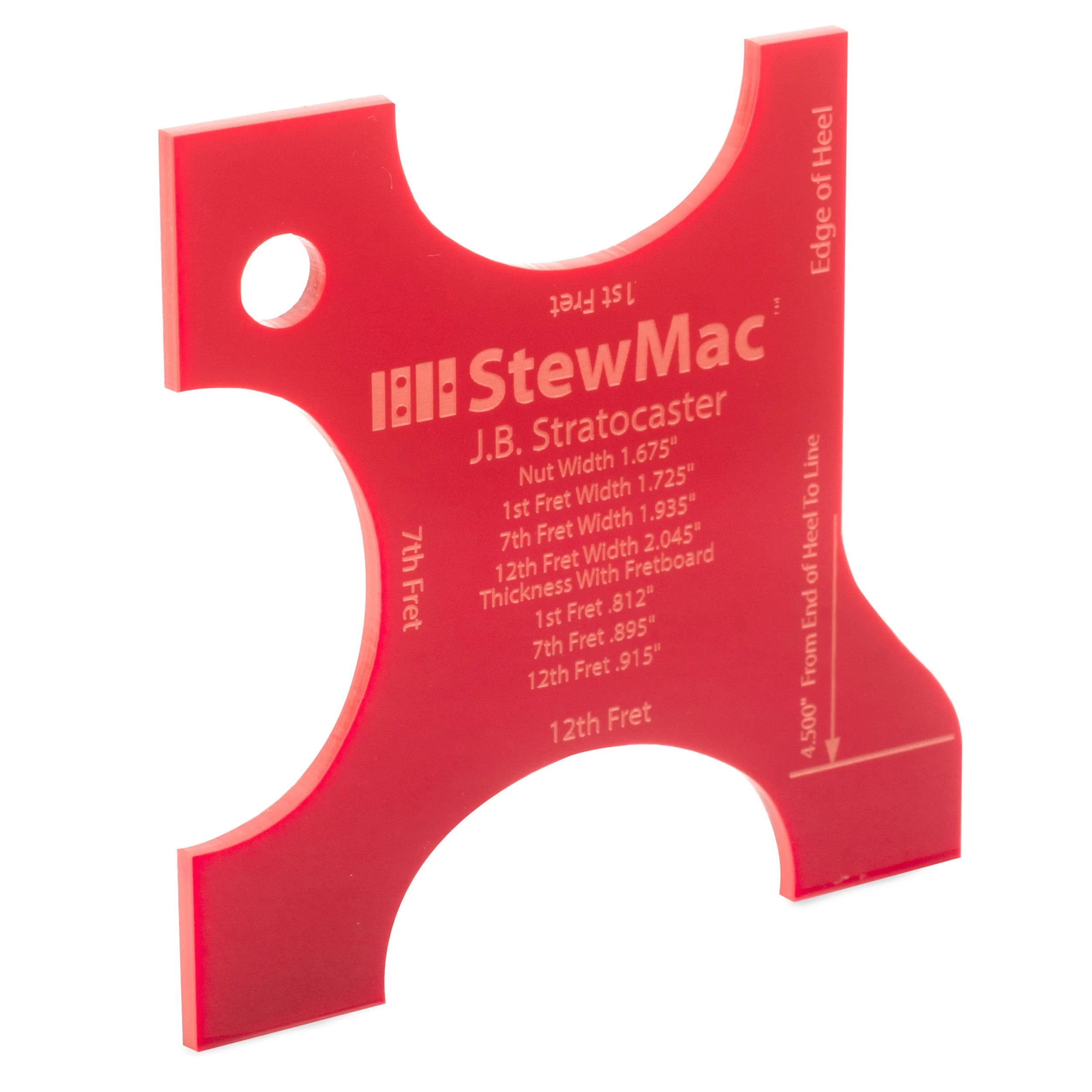 Neck Shaping Templates For Electric Guitar - StewMac - Image 2