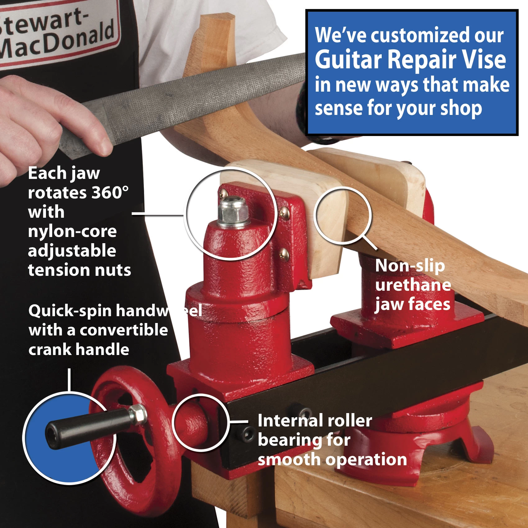 Guitar Repair Vise - StewMac - Image 2