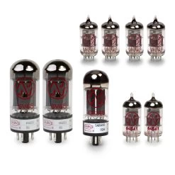 Fender Deluxe Reverb (Black Panel) Tube Set With Matched Power Tubes - StewMac