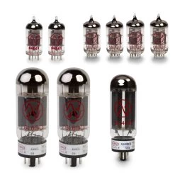 Fender Pro Reverb (Silver Panel) Tube Set With Matched Power Tubes - StewMac