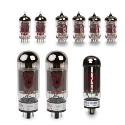 Fender Super Reverb (Silver Panel) Tube Set With Matched Power Tubes - StewMac