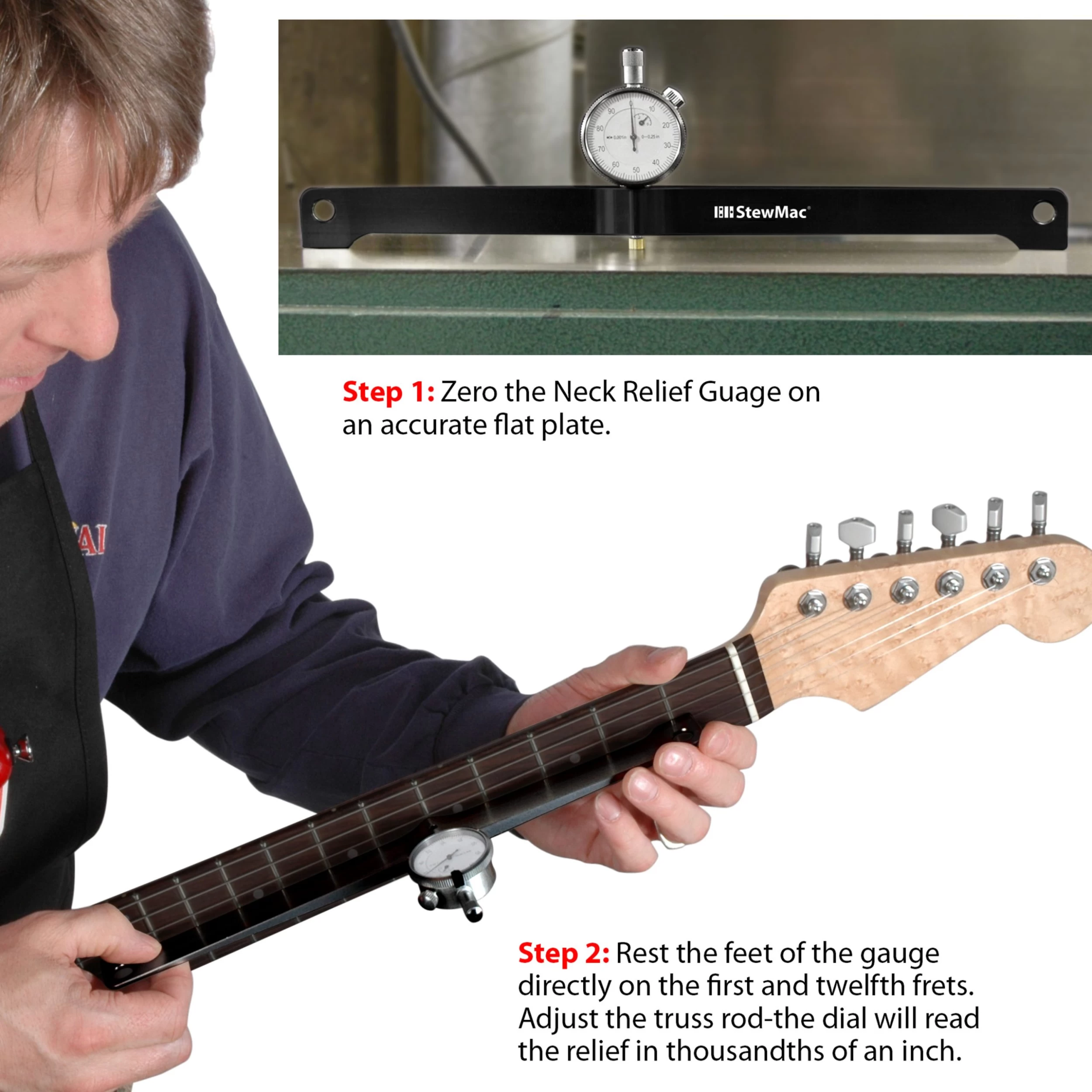 Neck Relief Gauge - StewMac - Image 2