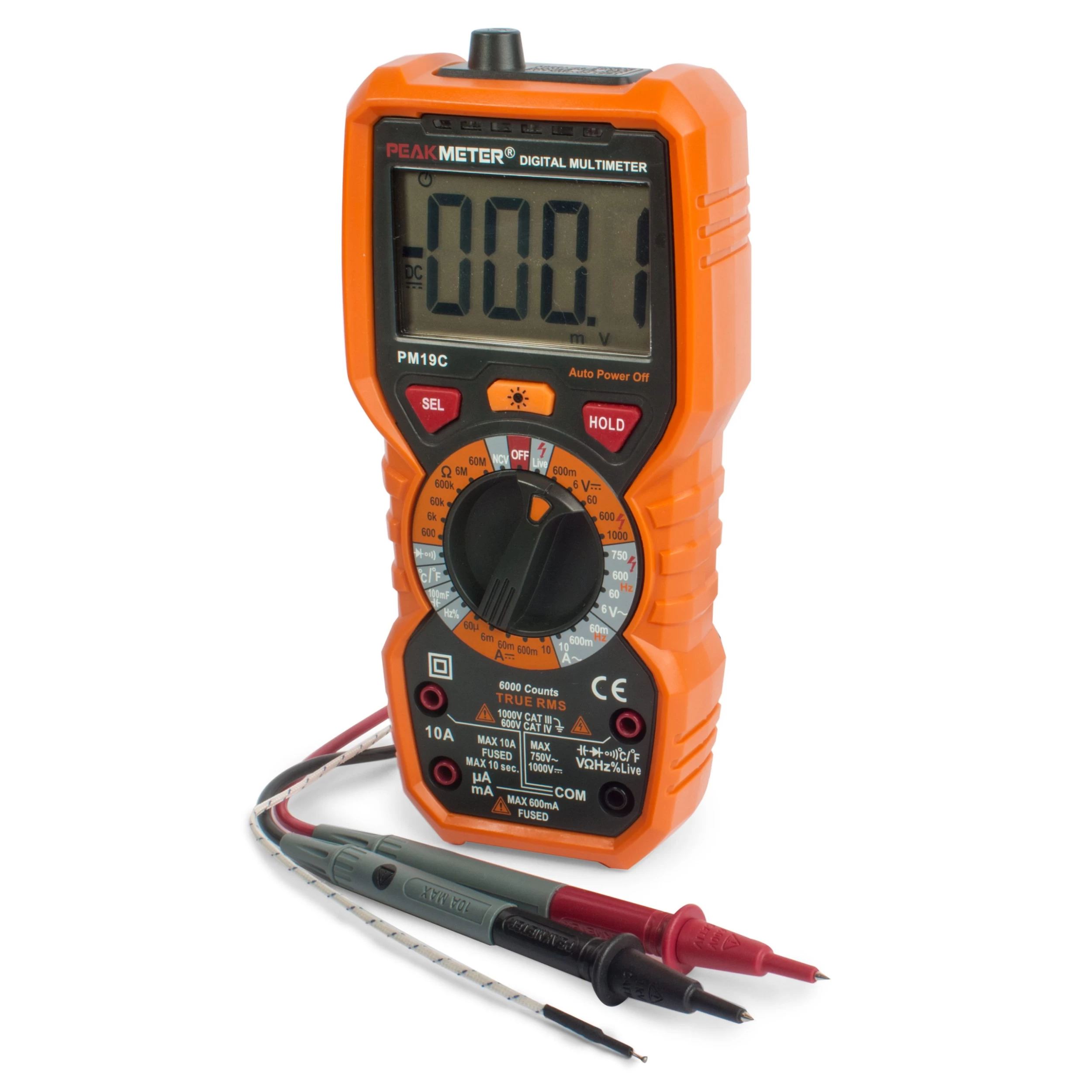 PEAKMETER Digital Multimeter - StewMac - Image 2