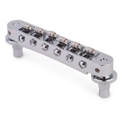 TonePros TP6R Tune-o-matic Bridge With Roller Saddles - StewMac