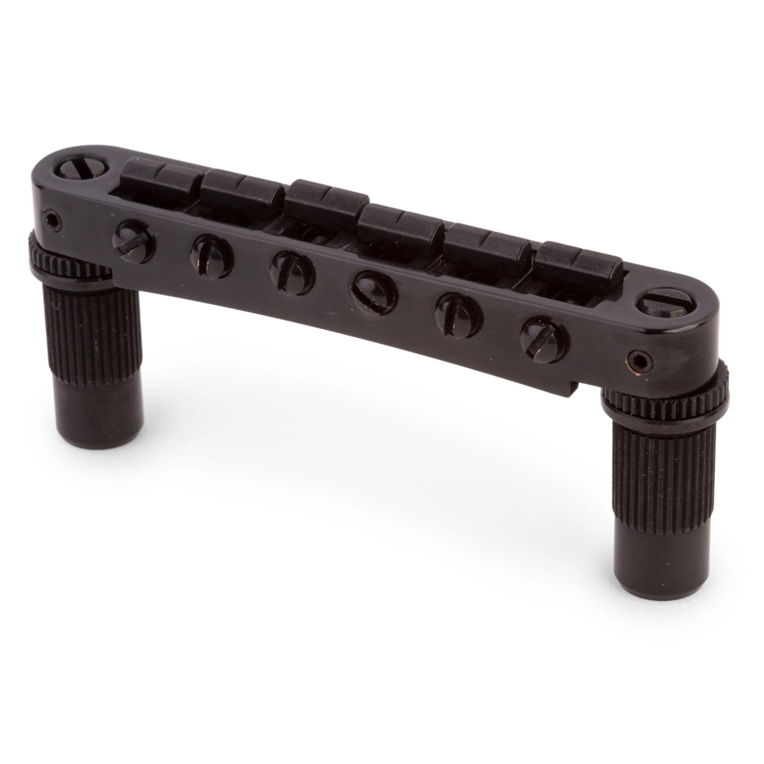 TonePros TPFA Aluminum Tune-o-matic Bridge With Bell Brass Saddles - StewMac - Image 2