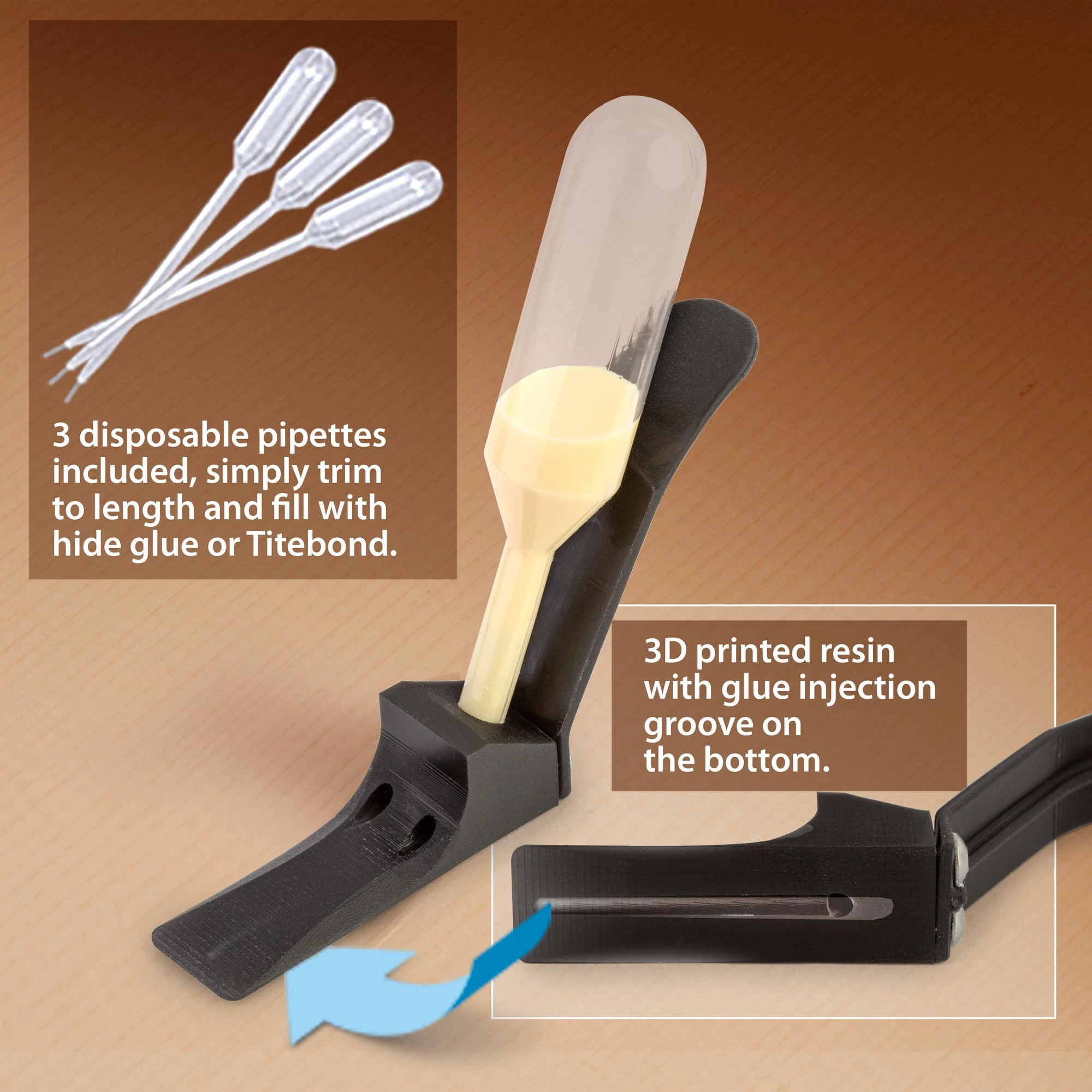 Resin Brace Gluing Wedge - StewMac - Image 3