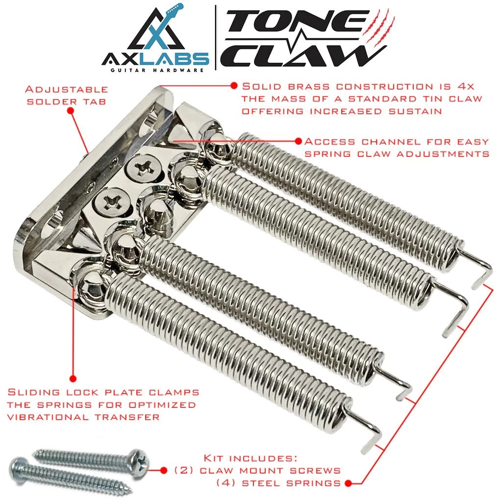 Tone Claw Tremolo Spring Locking System - StewMac - Image 2