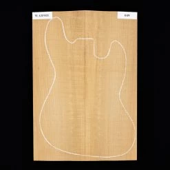 Flame Bigleaf Maple Torrefied Laminated Top - 049 - StewMac