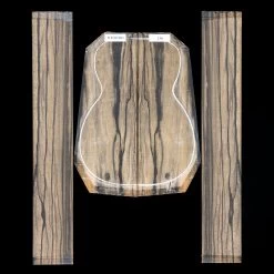 Crelicam Ebony Back + Side Set - 230 - StewMac