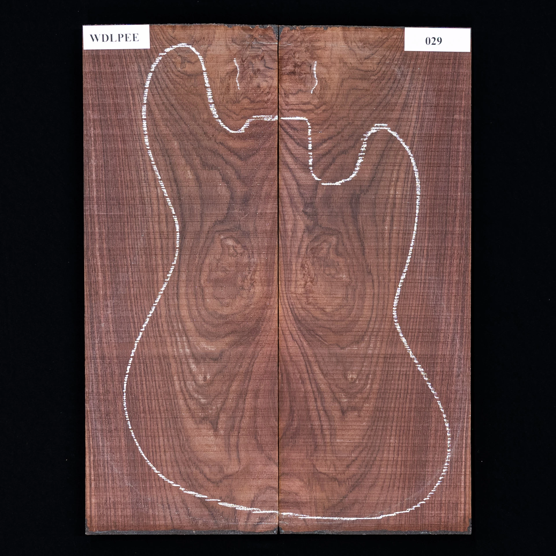 Wild Grain East Indian Rosewood Drop Top - 029 - StewMac