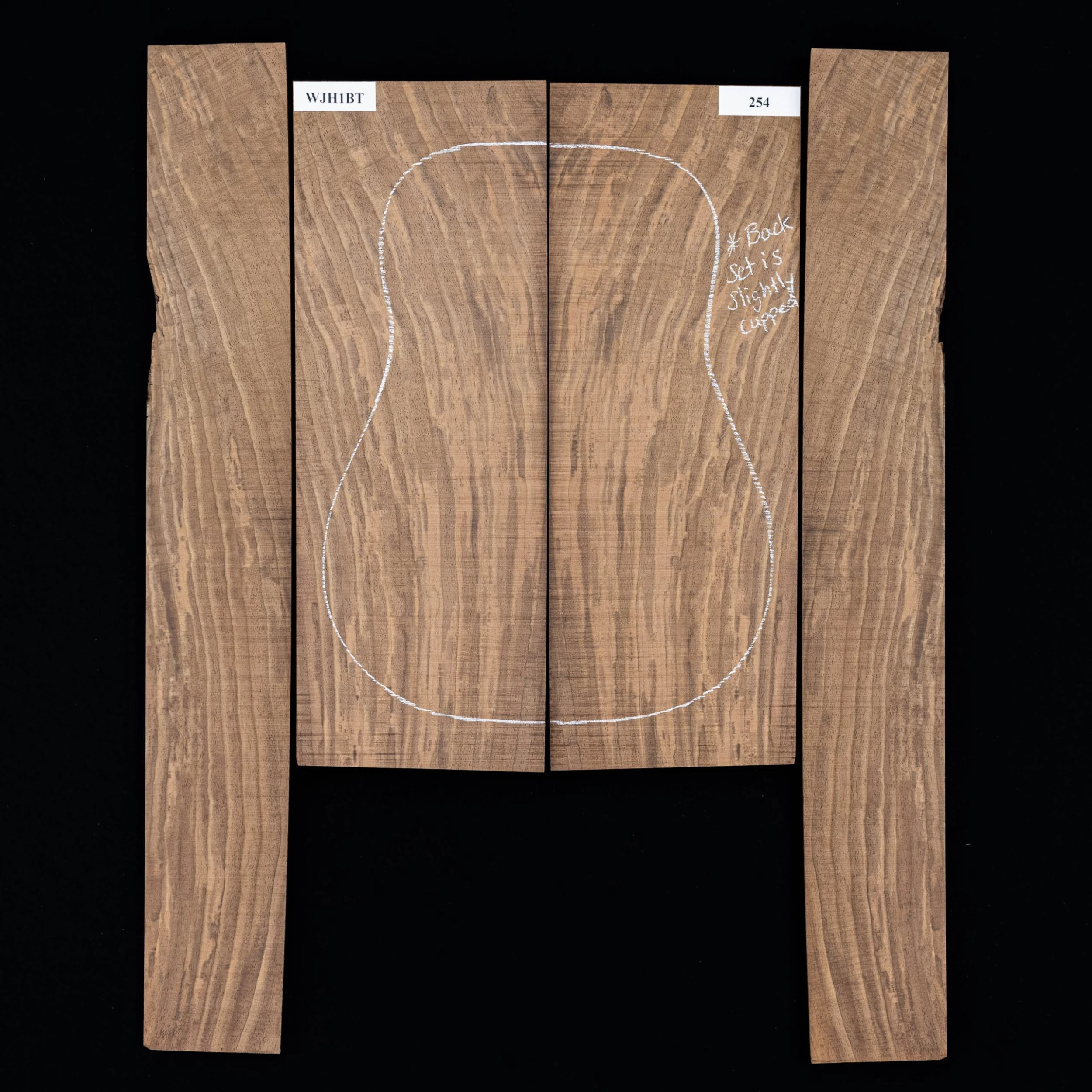 Claro Walnut Back + Side Set - 254 - StewMac