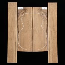 Flame Black Walnut Back + Side Set, Unsanded - 031 - StewMac