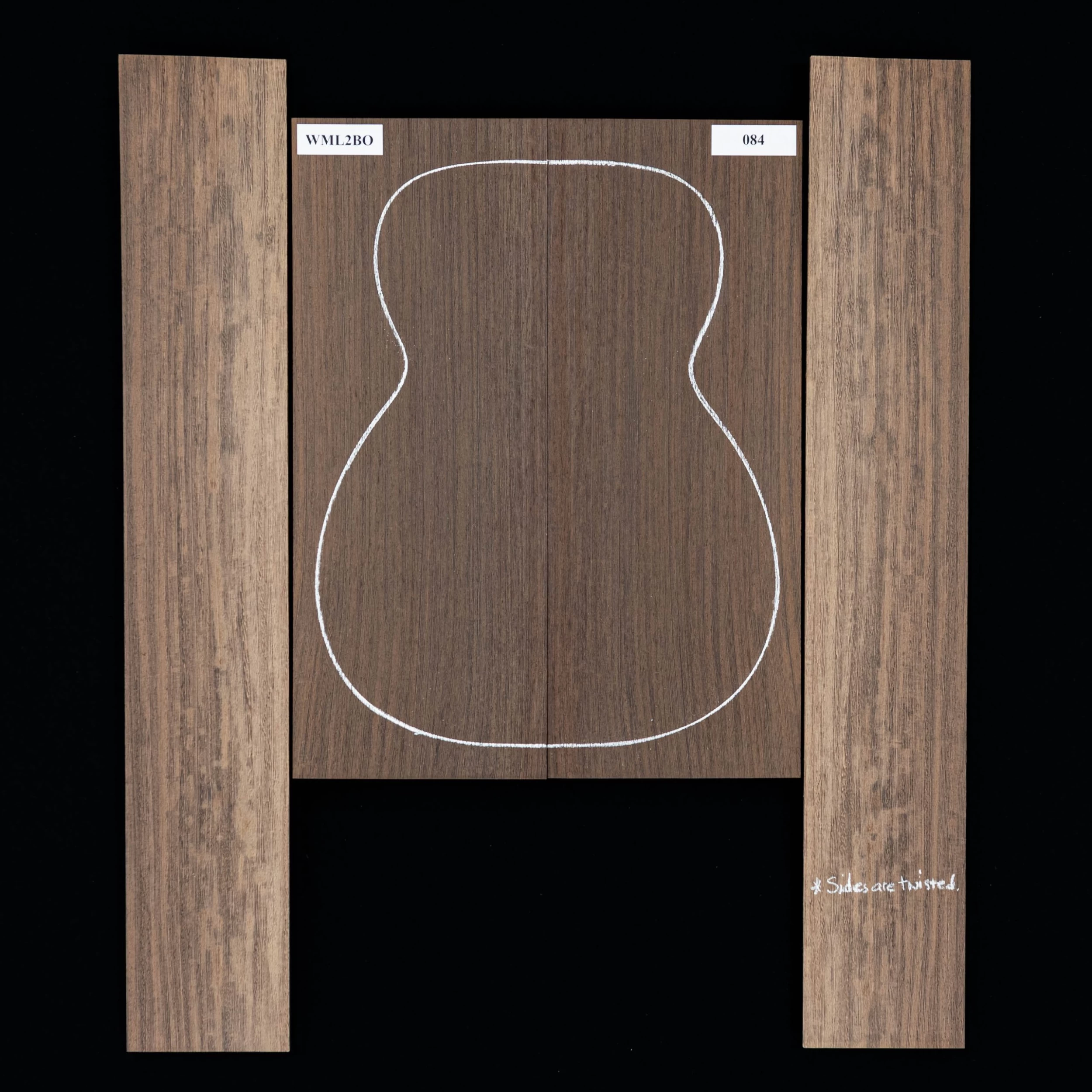 Wenge Back + Side Set - 084 - StewMac