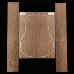 Wenge Back + Side Set, Unsanded - 113 - StewMac
