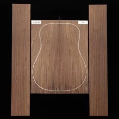 Wenge Back + Side Set, Unsanded - 115 - StewMac