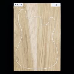 Poplar Body Blank, 2-Piece (9.8 Lb) - 248 - StewMac