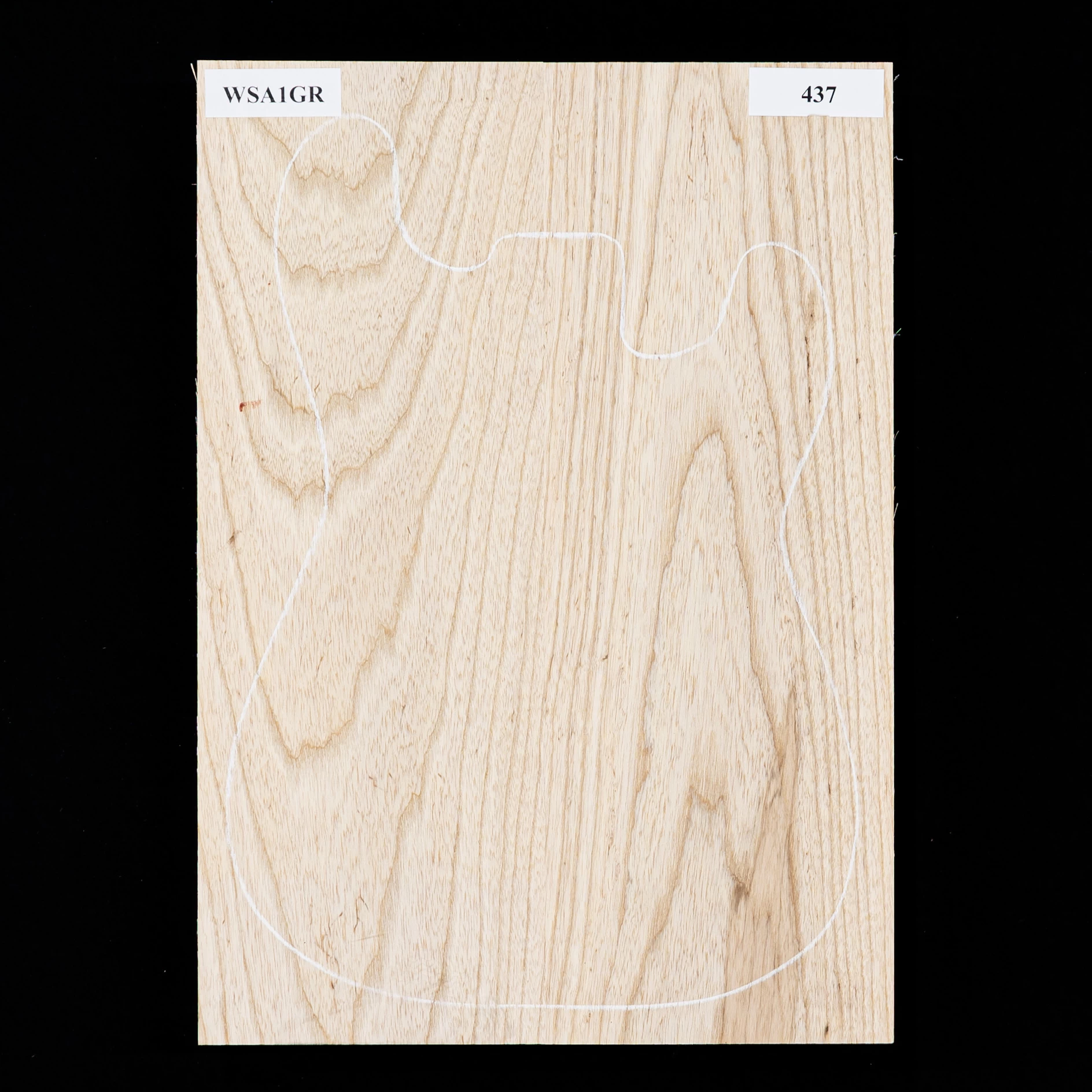 Swamp Ash Body Blank, 2-piece (9.8 Lb) - 437 - StewMac