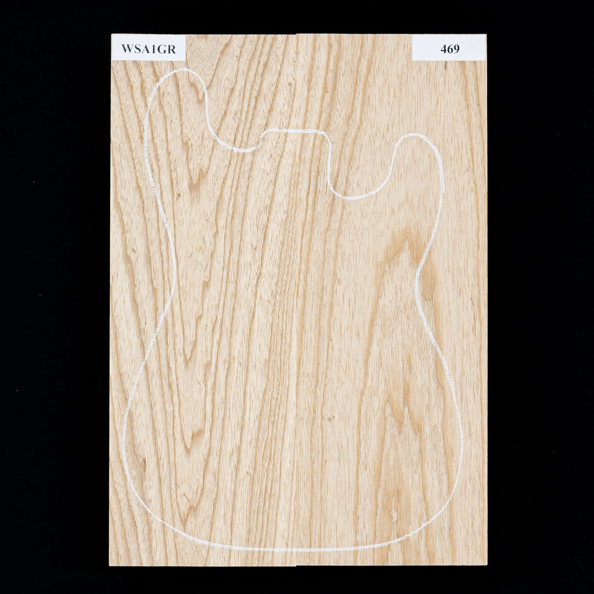 Swamp Ash Body Blank, 2-piece (9 Lb) - 469 - StewMac
