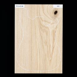 Swamp Ash Body Blank, 1-Piece (8.2 Lb) - 441 - StewMac