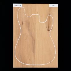Honduran Mahogany Body Blank, 2-Piece (10.6 Lb) - 352 - StewMac