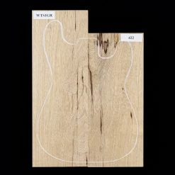 Black Limba Body Blank, 2-Piece (9.8 Lb) - 422 - StewMac